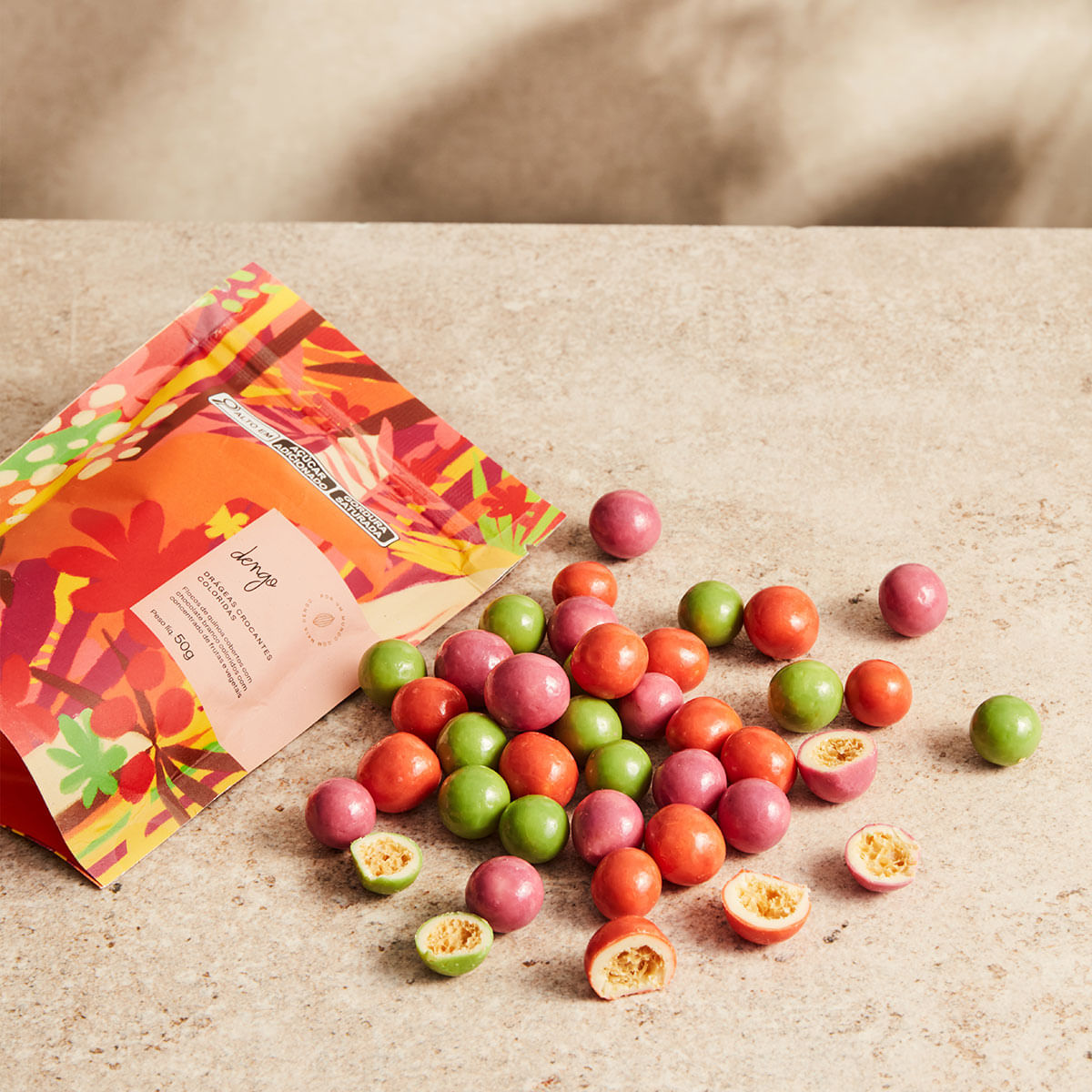 Drágeas de Chocolate Coloridas | 50g - Foto 2