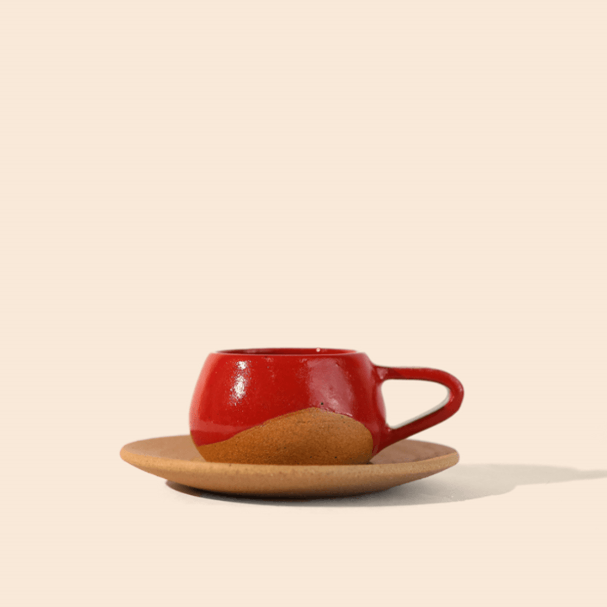 Xícara de Cerâmica Vermelha | 60ml